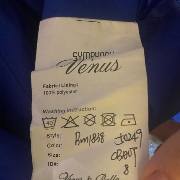 ❎ INACTIVE ❎ Symphony of Venus Women’s Sleeveless V-neck Formal Bridesmaids Gown - Picture 9 of 9